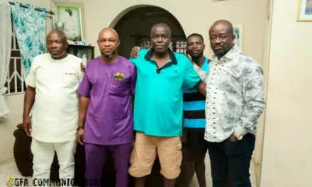 Sellas Tetteh receives GHC50k donation from GFA Foundation