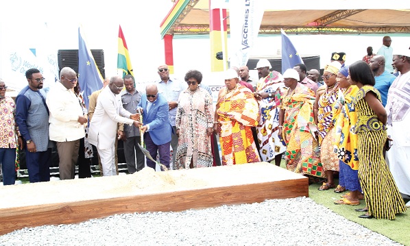 President cuts sod for construction of vaccine manufacturing factory<span class="wtr-time-wrap after-title"><span class="wtr-time-number">2</span> min read</span>