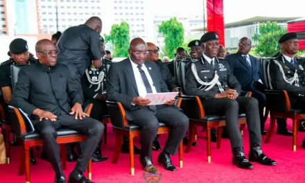 PICTURES: Bawumia, Bagbin And Others Attend Funeral Of Late IGP Peter Nanfuri