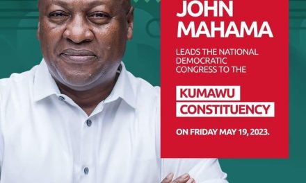 John Mahama Expected In Kumawu Today