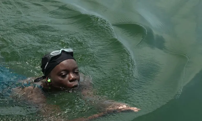 Ghanaian Lady Swims 450-km Across Volta River To Raise Awareness<span class="wtr-time-wrap after-title"><span class="wtr-time-number">1</span> min read</span>