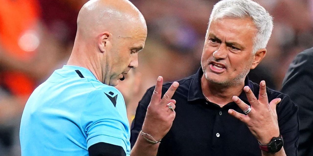 Jose Mourinho Handed Four-match Uefa Ban After Abuse Of Referee Anthony Taylor In Europa League Final Defeat<span class="wtr-time-wrap after-title"><span class="wtr-time-number">2</span> min read</span>