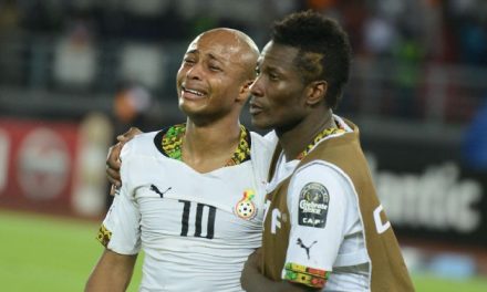 “It Was An Honour To Play 12 Years With You In The National Team” – Andre Ayew Pays Tribute To Asamoah Gyan