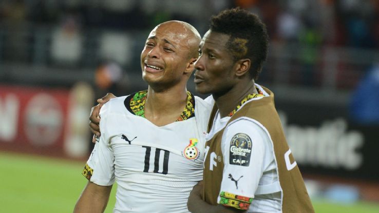 “It Was An Honour To Play 12 Years With You In The National Team” – Andre Ayew Pays Tribute To Asamoah Gyan<span class="wtr-time-wrap after-title"><span class="wtr-time-number">1</span> min read</span>