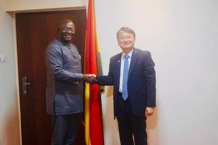 Bryan Acheampong Courts Korean Ambassador Over Africa Rice-Belt Project<span class="wtr-time-wrap after-title"><span class="wtr-time-number">1</span> min read</span>