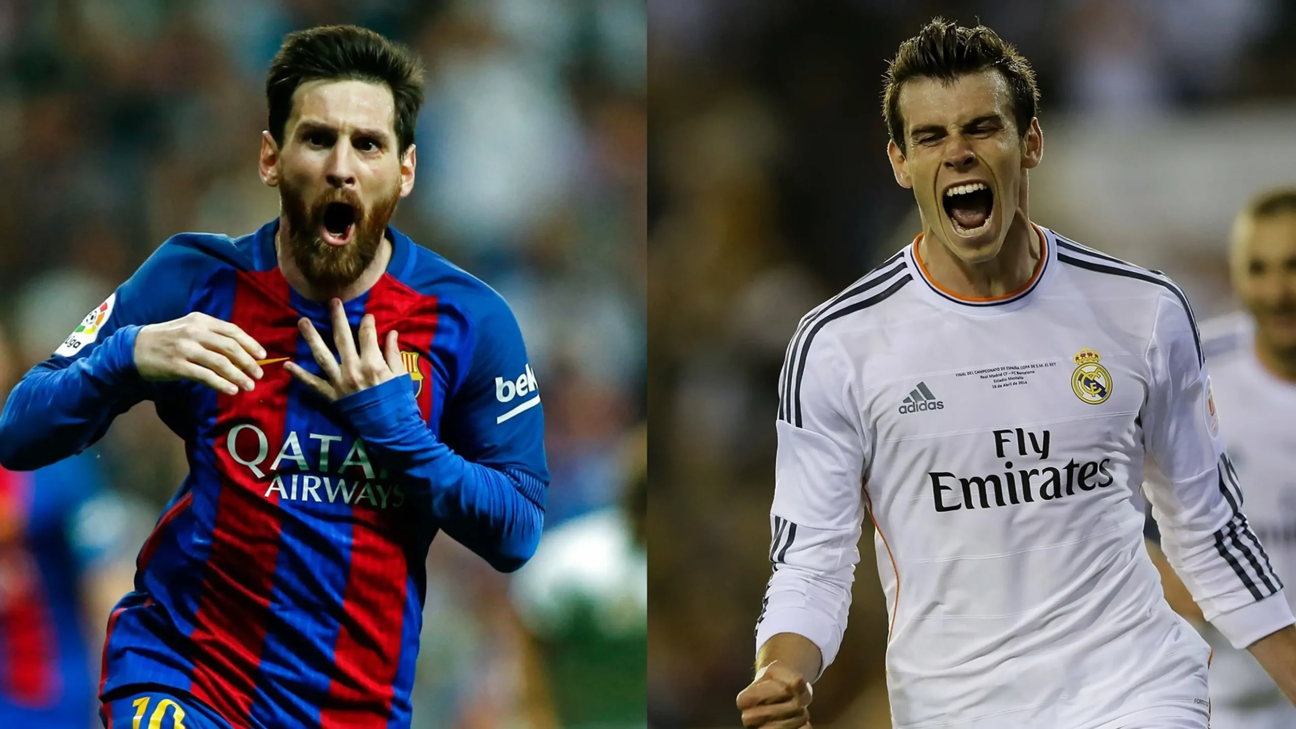 Lionel Messi and Gareth Bale