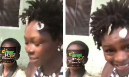 (VIDEO) 11-Year-Old ‘Ghetto’ Boy Spotted Smoking Weed With ‘Aunty’