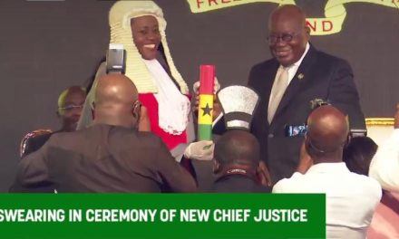 President Akufo-Addo Inducts New Chief Justice Gertrude Torkonoo Into Office