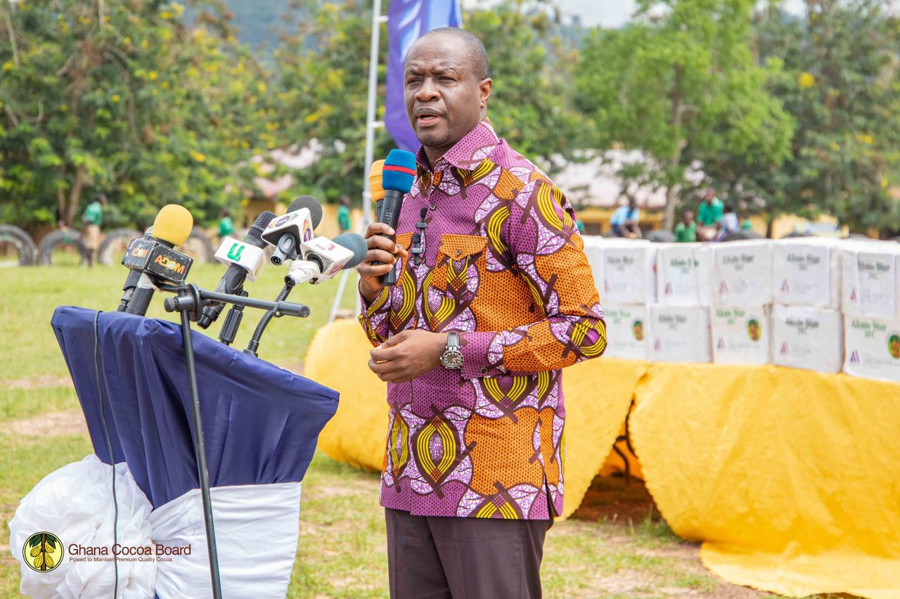 Head of Public Affairs at COCOBOD, Mr. Stephen Fiifi Boafo