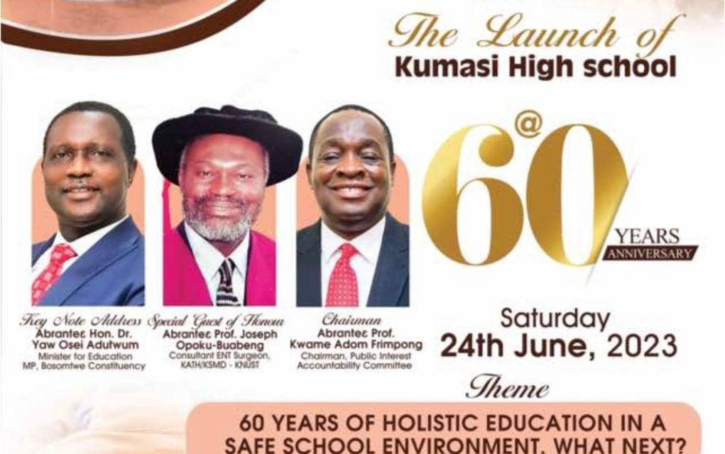 Kumasi High School Plans To Construct Grand Monuments As It Launches 60th Anniversary On Saturday<span class="wtr-time-wrap after-title"><span class="wtr-time-number">2</span> min read</span>