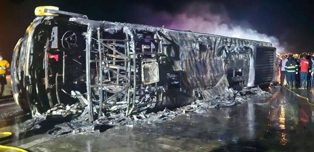 At Least 25 Dead After Wedding Party Bus Bursts Into Flames In India<span class="wtr-time-wrap after-title"><span class="wtr-time-number">1</span> min read</span>