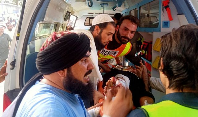At Least 35 Killed In Pakistan After Explosion At Islamist Political Rally<span class="wtr-time-wrap after-title"><span class="wtr-time-number">2</span> min read</span>