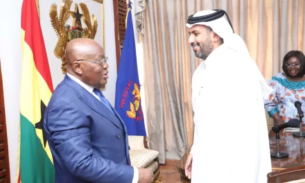 President Akufo-Addo Meets With Qatar Investment Chief
