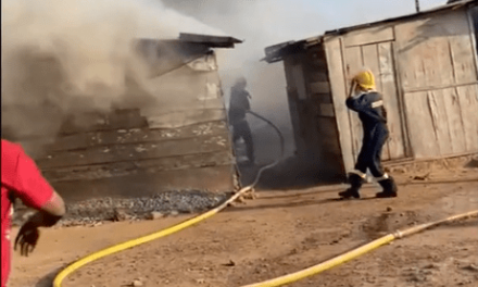 Fire Razes Down 15 Structures In Ashaiman, Single Mother Affected