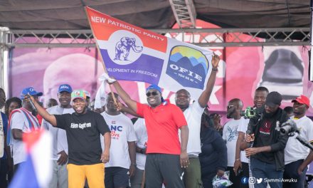 Akuapem North At A Standstill At Maiden Ofie Walk: Youth, Others Pledge Support