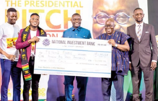President Akufo-Addo Gives GH¢2.5m To Young Entrepreneurs<span class="wtr-time-wrap after-title"><span class="wtr-time-number">4</span> min read</span>