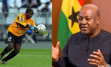 Ex-Black Queens Goalkeeper Receives Two-Bedroom House Paid for by Mahama