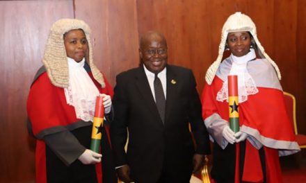 Nana Addo Swears In Two New Judges