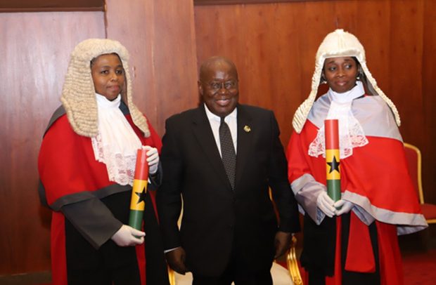 Nana Addo Swears In Two New Judges<span class="wtr-time-wrap after-title"><span class="wtr-time-number">2</span> min read</span>