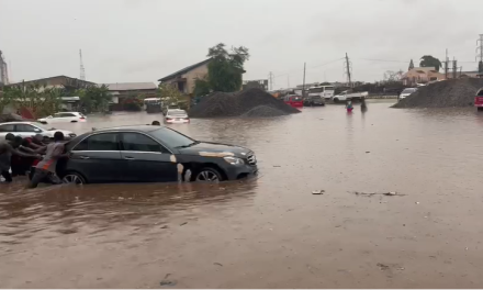 Accra floods: Homes, Businesses, And Cars Submerged In Water