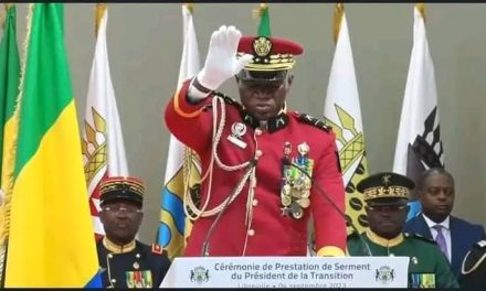 Gabon Coup Leader Nguema Sworn In As Transitional Head Of State