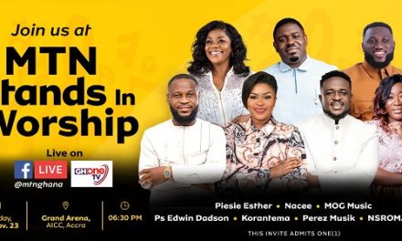 Ghana’s Favorite Gospel Stars Set To Thrill Patrons At MTN Stands In Worship Concert