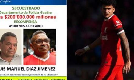 Liverpool Forward Luis Díaz’s Father ‘Kidnapped By Rebels’