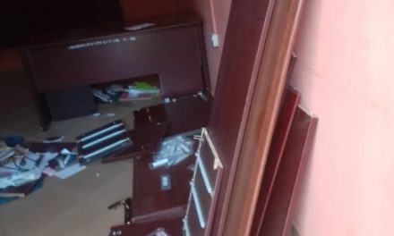Irate Youth Vandalise The Cocoa Board Office At Dodi-Papase