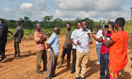 Ralph Poku-Adusei Finances Reshaping Of Some Deplorable Roads In Bekwai Constituency