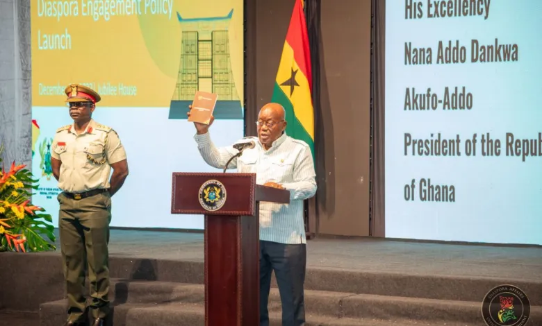 Ghana’s Diaspora Engagement Policy Launched At Jubilee House<span class="wtr-time-wrap after-title"><span class="wtr-time-number">2</span> min read</span>