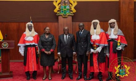 Akufo-Addo Swears In 3 Supreme Court Justices