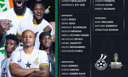 Chris Hughton Names Ghana’s 27-man Squad For AFCON 2023