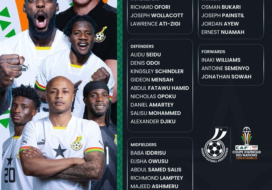 Chris Hughton Names Ghana’s 27-man Squad For AFCON 2023<span class="wtr-time-wrap after-title"><span class="wtr-time-number">2</span> min read</span>