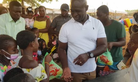 (PICTURES) Kotoko IMC Chairman Celebrates New Year With Over 500 Children At Kontomponiafere