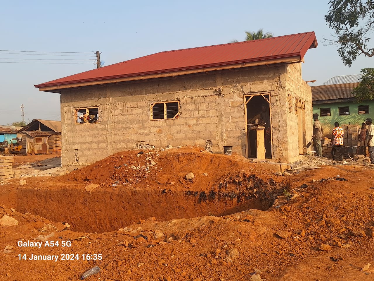 18-seater toilet facility at Duayaw Nkwanta Zongo