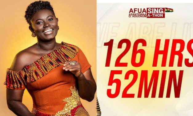 Just In: Guinness World Record Rejects Afua Asantewaa’s Sing-a-thon