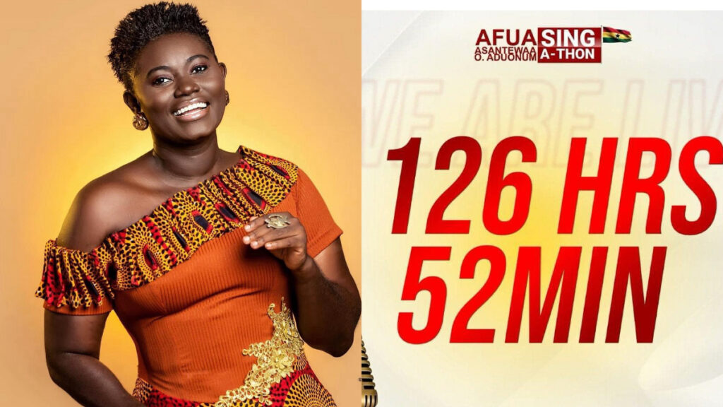 Just In: Guinness World Record Rejects Afua Asantewaa’s Sing-a-thon<span class="wtr-time-wrap after-title"><span class="wtr-time-number">1</span> min read</span>