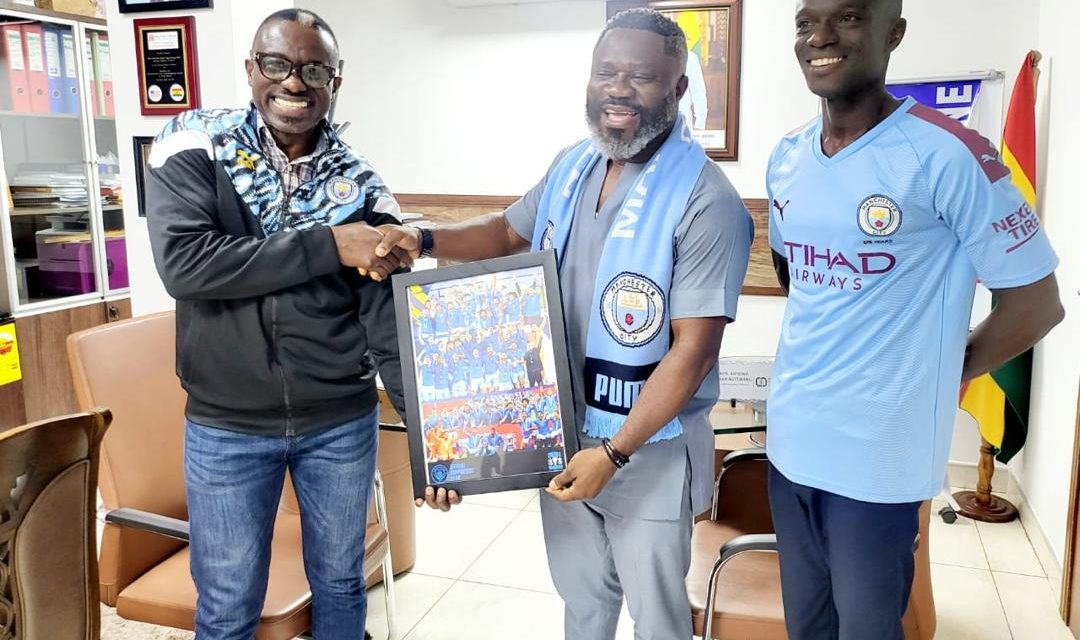 Leadership Of Manchester City Supporters Visit Kwadwo Baah Agyeman.<span class="wtr-time-wrap after-title"><span class="wtr-time-number">1</span> min read</span>