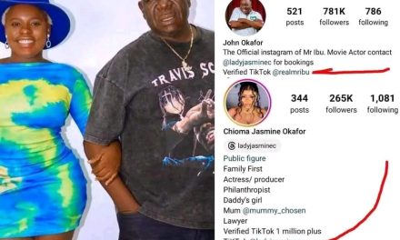 Mr Ibu’s Adopted Daughter Takes Over His Verified TikTok Account, Deletes His Videos Hours After Death
