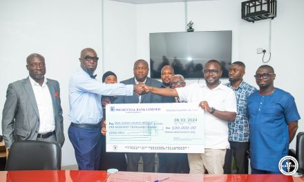 Asenso-Boakye Redeems Pledge To KATH…Hands Over cheque To CEO.