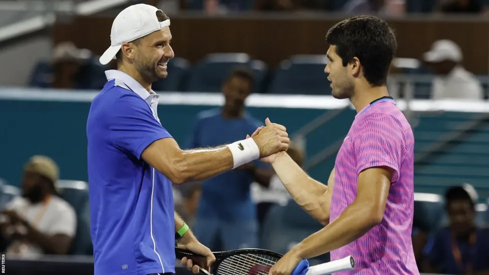 Miami Open: Carlos Alcaraz Stunned By Grigor Dimitrov In Last Eight, But Alexander Zverev Through<span class="wtr-time-wrap after-title"><span class="wtr-time-number">1</span> min read</span>