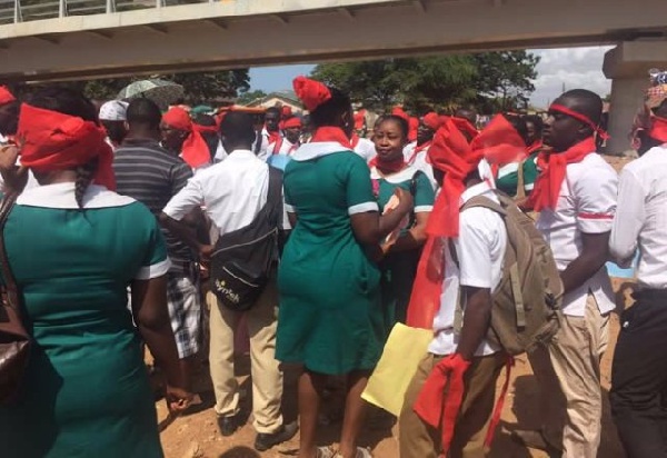 Graduate Unemployed Nurses And Midwives Stage Demo In Kumasi<span class="wtr-time-wrap after-title"><span class="wtr-time-number">2</span> min read</span>