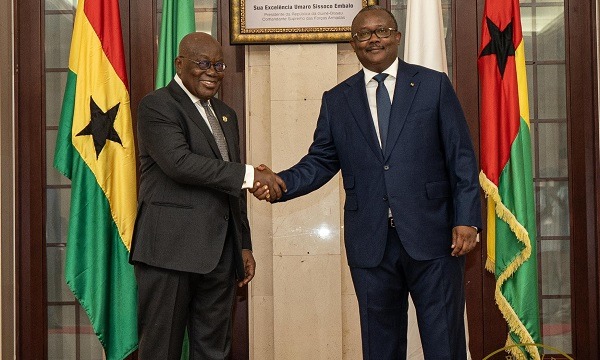 Ghana, Guinea-Bissau reaffirm bilateral, trade and economic relations<span class="wtr-time-wrap after-title"><span class="wtr-time-number">2</span> min read</span>