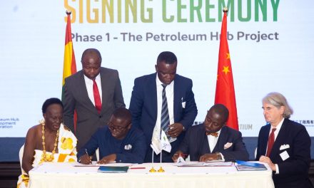 GOVERNMENT OF GHANA SIGNS US$12 BILLION AGREEMENT FOR THE FIRST PHASE OF PETROLEUM HUB PROJECT