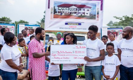 Four Children Raise Funds To Support Orphanage Home At Kona In Ashanti Region.