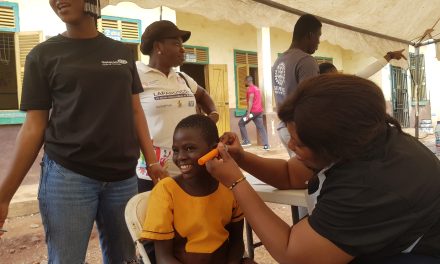 Rotary Club of Kumasi-Nhyieso Conducts Hearing Assessment for New Aboabo KG/Primary School Children