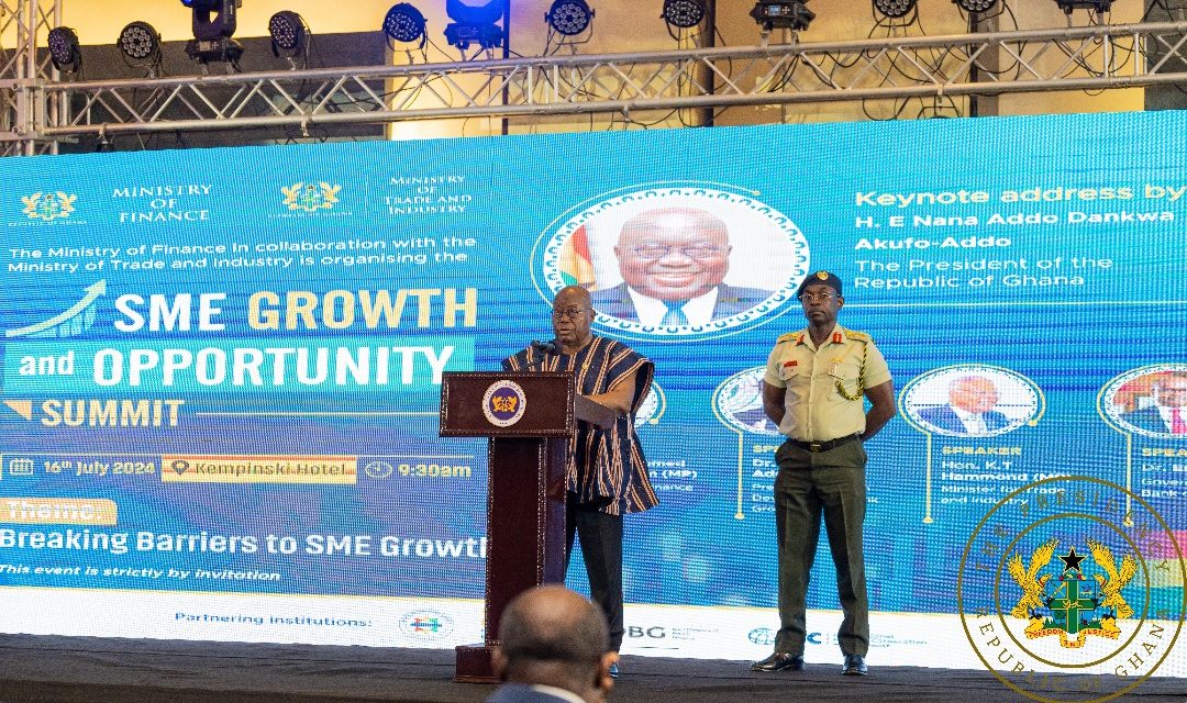 President Akufo-Addo Unveils GHc8.2 Billion SME Growth and Opportunity Programme<span class="wtr-time-wrap after-title"><span class="wtr-time-number">3</span> min read</span>