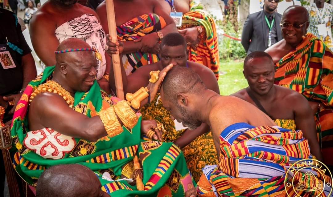 Otumfuo Blesses Napo In London Ahead Of December 7 Elections<span class="wtr-time-wrap after-title"><span class="wtr-time-number">1</span> min read</span>