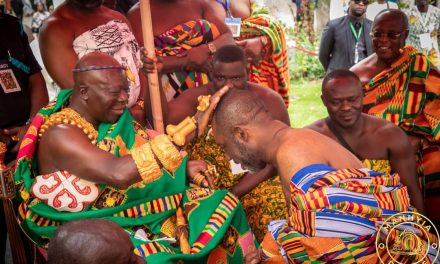 Otumfuo Blesses Napo In London Ahead Of December 7 Elections