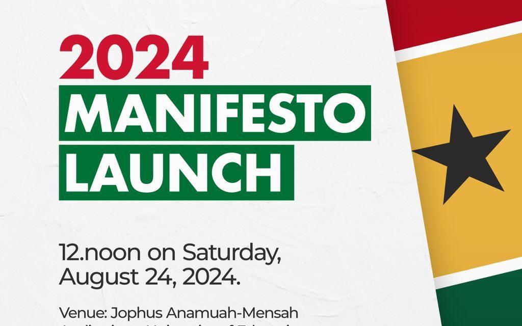 FURTHER INFORMATION ON THE MUCH-ANTICIPATED LAUNCH OF THE 2024 MANIFESTO OF THE NDC<span class="wtr-time-wrap after-title"><span class="wtr-time-number">1</span> min read</span>